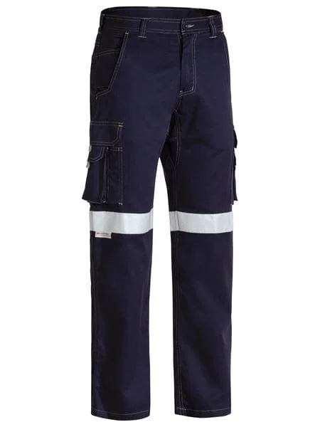 Bold Pants Bisley 3M Taped Cool Vented Lightweight Cargo Pant - Navy (BPC6431T)