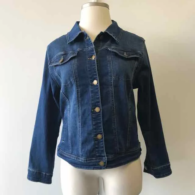 Modern T-shirts Style Plus Boutique Size 1X Blue Casual Jacket