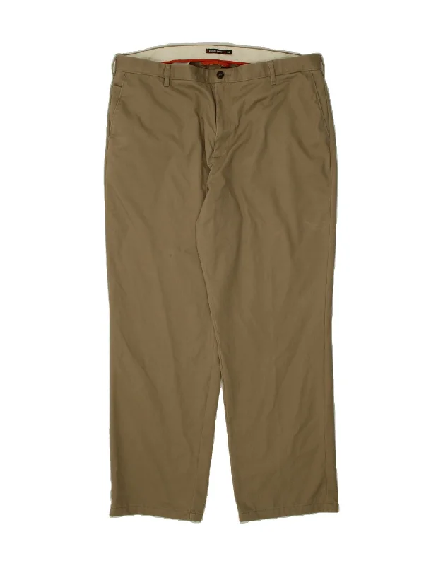 Sporty Looks DOCKERS Mens Straight Chino Trousers W40 L32  Beige Cotton