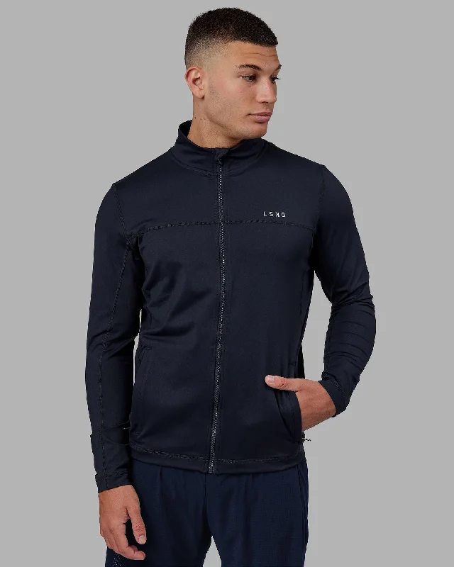 Cozy Hoodies Stride Zip Through Performance Jacket - Navy