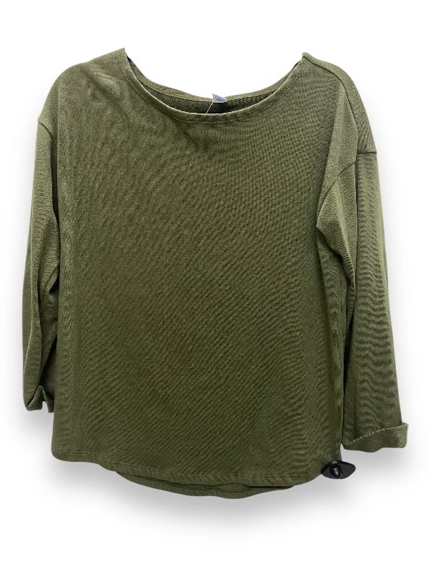 Urban Shirts Top Long Sleeve Basic By Old Navy In Green, Size: M