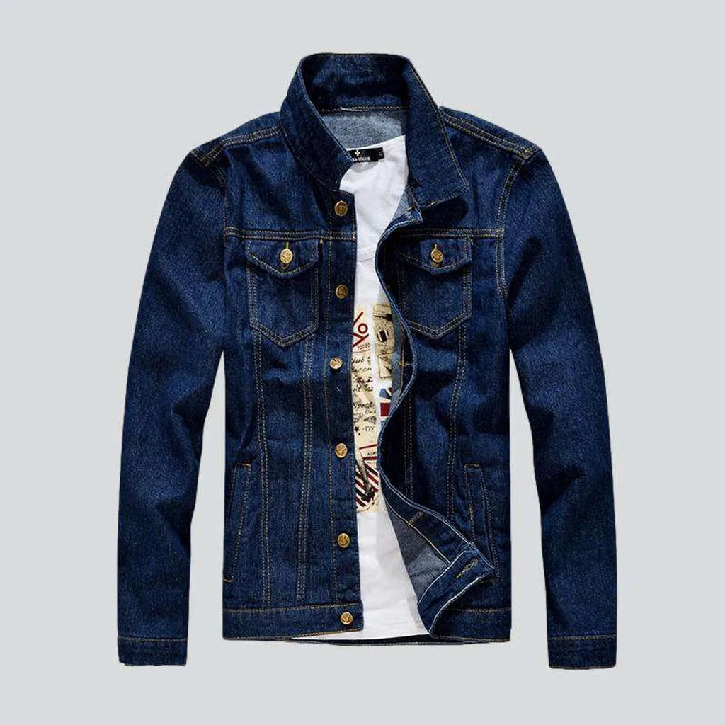 Fashion Jackets Casual slim men's denim jacket