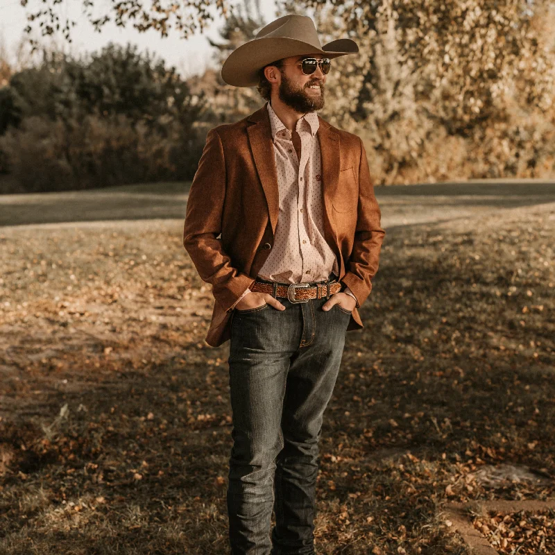 Cool Shorts Flynt Western Men's Bateman Sport Jacket in Mojave Rust