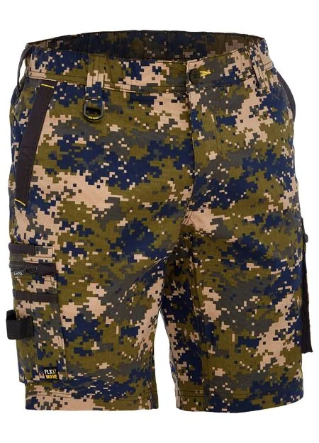 Classic Accessories Bisley Flex & Move Stretch Canvas Camo Cargo Short - Army Digital (BSHC1337-PDAR)