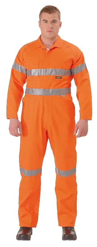 Urban Tops Bisley Hi Vis Coveralls 3M Reflective Tape - Orange (BC607T8)