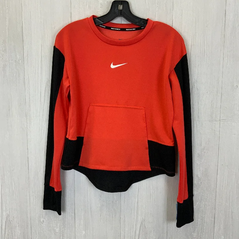 Comfortable Suits Athletic Top Long Sleeve Crewneck By Nike  Size: S