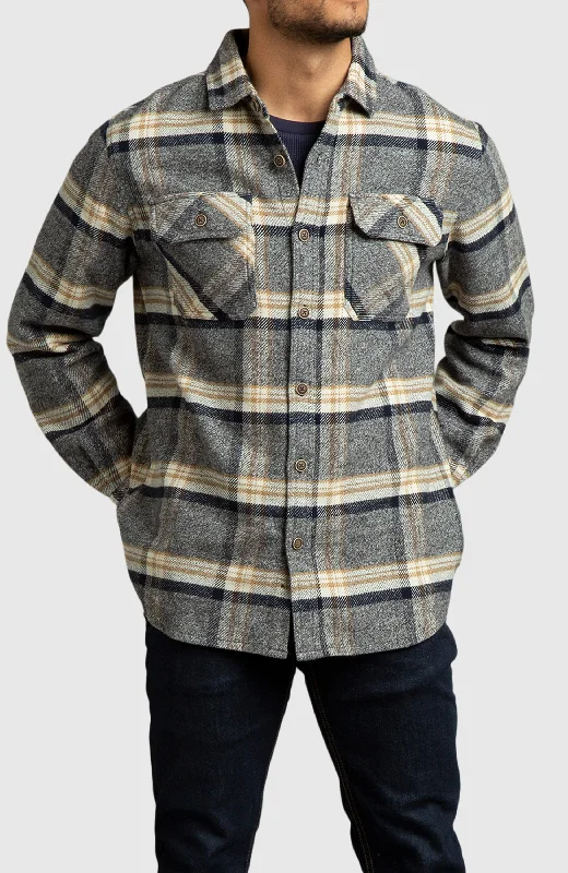 Premium Jeans Maple Melange Plaid Overshirt