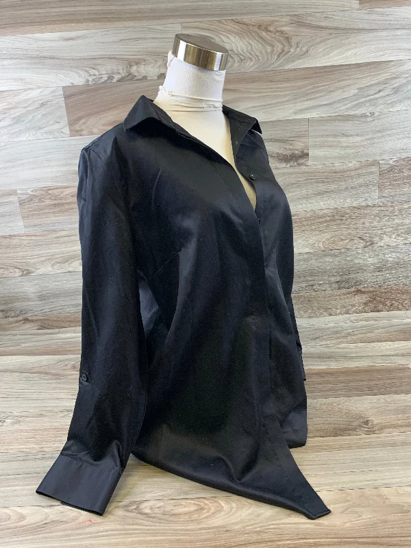 Simple Jackets Top Long Sleeve By Chicos In Black, Size: M