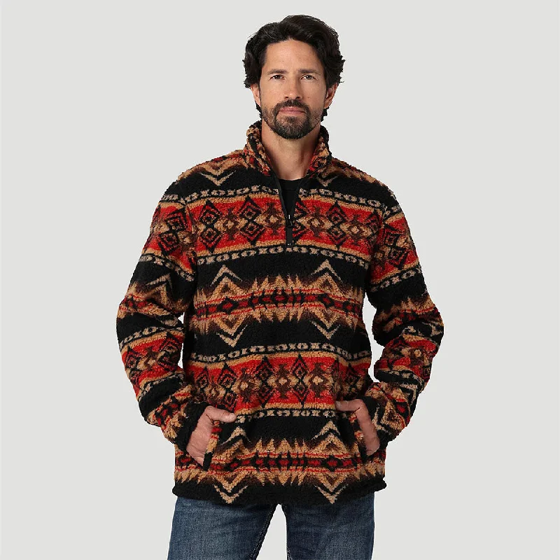 Classic Hoodies WRANGLER LONG SLEEVE 1/4 ZIP SHERPA | 112335694