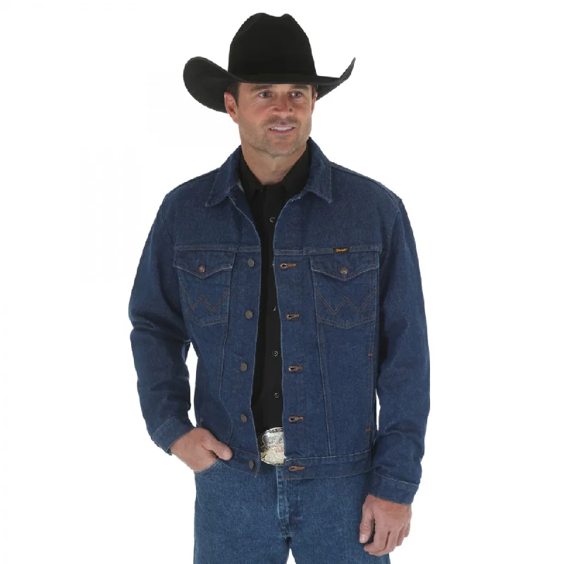 Comfortable Suits Wrangler Mens Unlined Denim Jacket - 74145PW