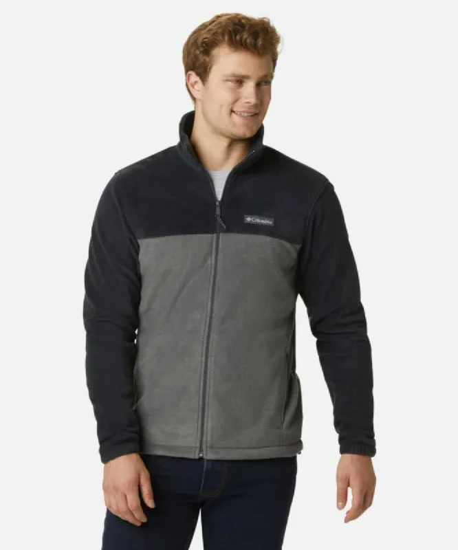 Comfortable Hoodies Columbia Men’s Steens Mountain Full Zip Fleece - Black/Grill