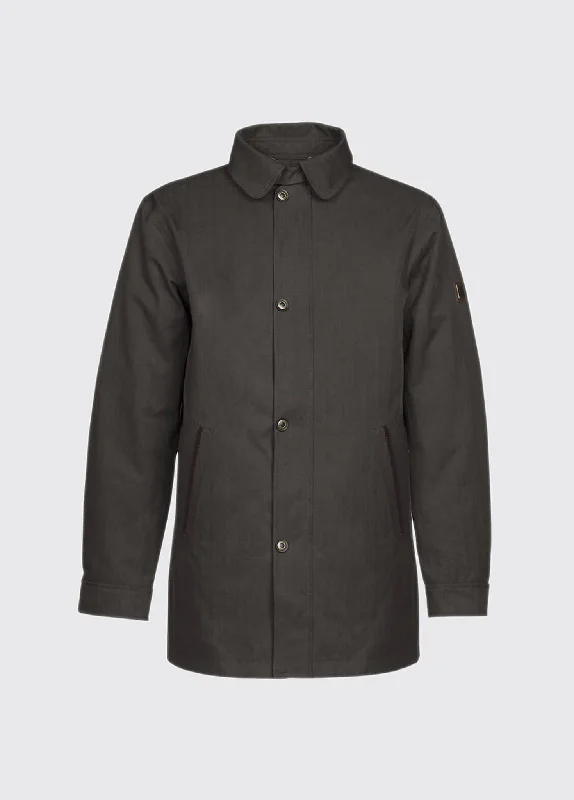 Trendy Shirts Belturbet Mens Overcoat - Verdigris