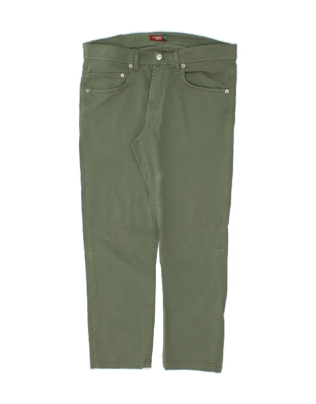 Cozy Pants CARRERA Mens Straight Casual Trousers W34 L25  Green