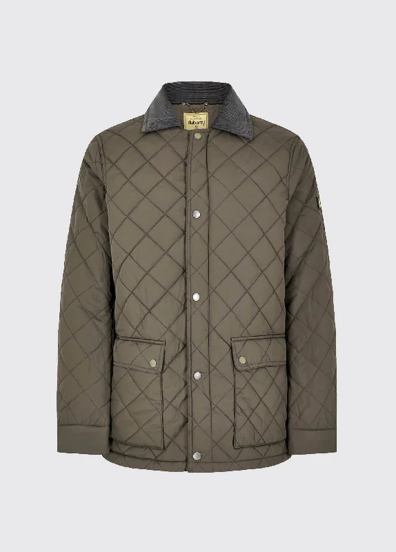 Stylish Hoodies Adare Quilted Jacket - Smoke