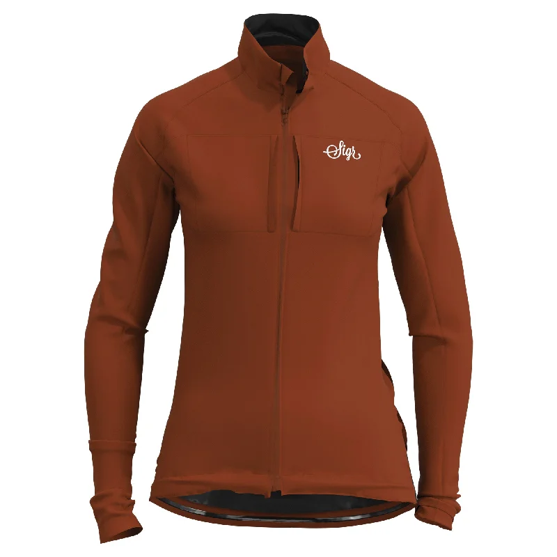 Urban Shirts Gotlandsleden Tour Women's Brown Merino Softshell Jacket