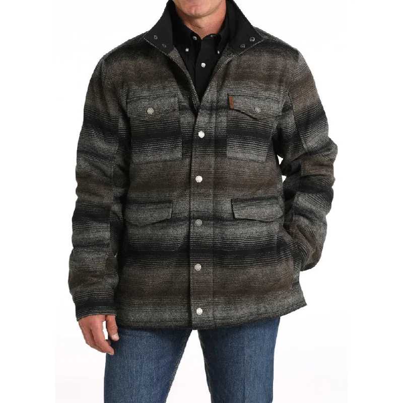 Classic Footwear Cinch Mens Frontier Wooly Ranch Jacket - MWJ1595001-GRY