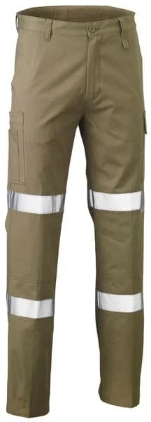 Versatile Tops Bisley 3M Biomotion Double Taped Cool Lightweight Utility Pant - Khaki (BP6999T)