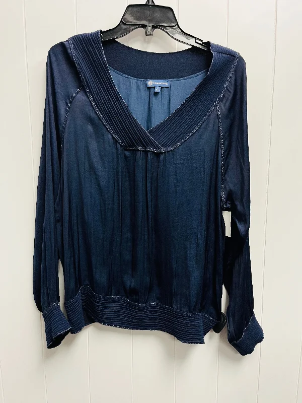 Urban Sweaters Top Long Sleeve By Democracy In Navy, Size: L