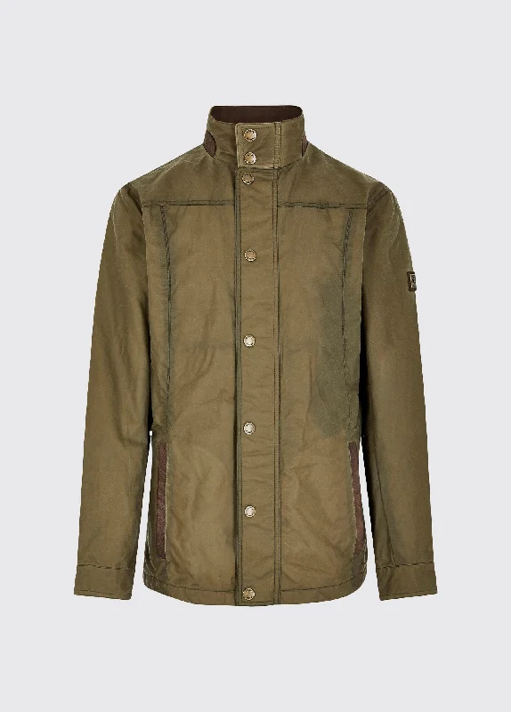 Simple Jackets Carrickfergus Waxed Jacket - Dusky Green