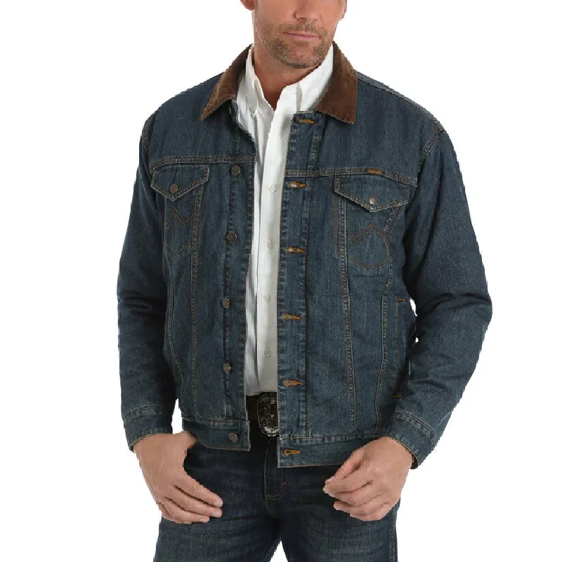 Trendy Jeans Wrangler Mens Conceal Carry Jean Jacket - 74265CD