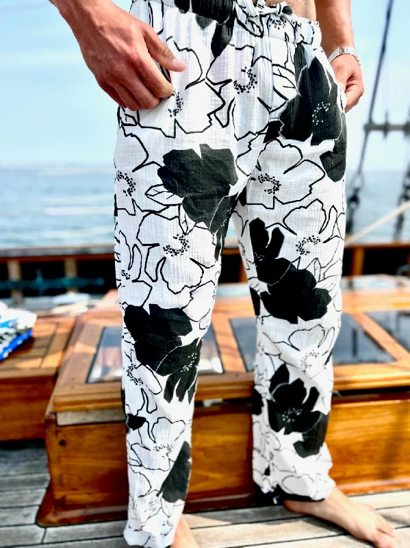 Bold Shirts black blooms lounge pant