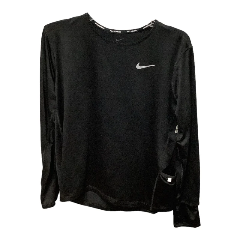 Warm Outerwear Athletic Top Long Sleeve Crewneck By Nike  Size: L