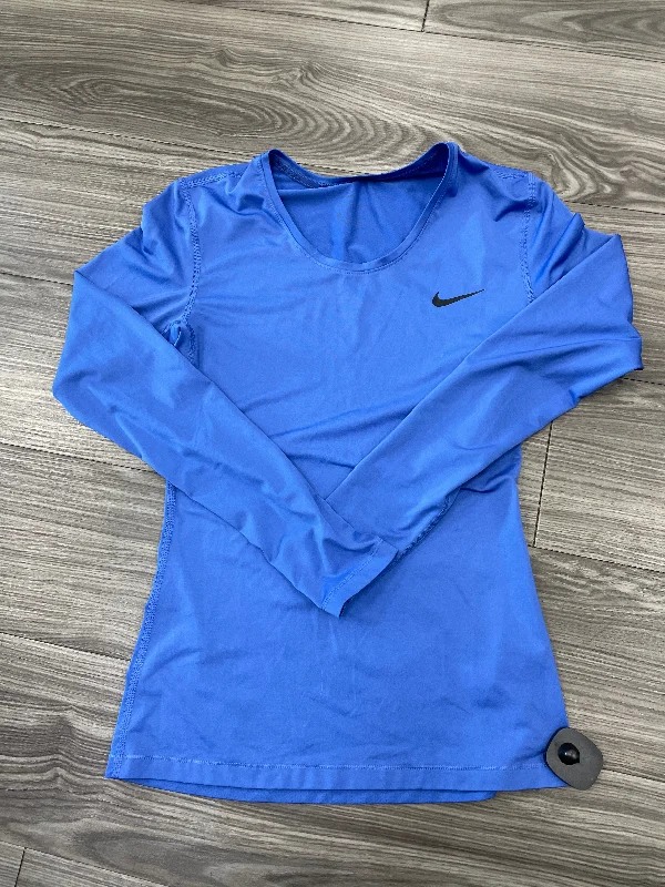 Simple Jackets Athletic Top Long Sleeve Collar By Nike  Size: M