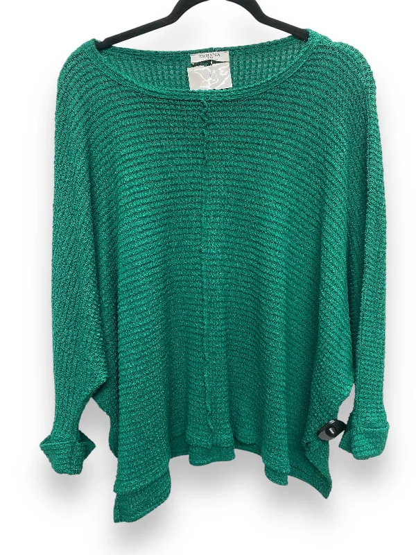 Cozy Pants Top Long Sleeve By Zenana Outfitters In Green, Size: M