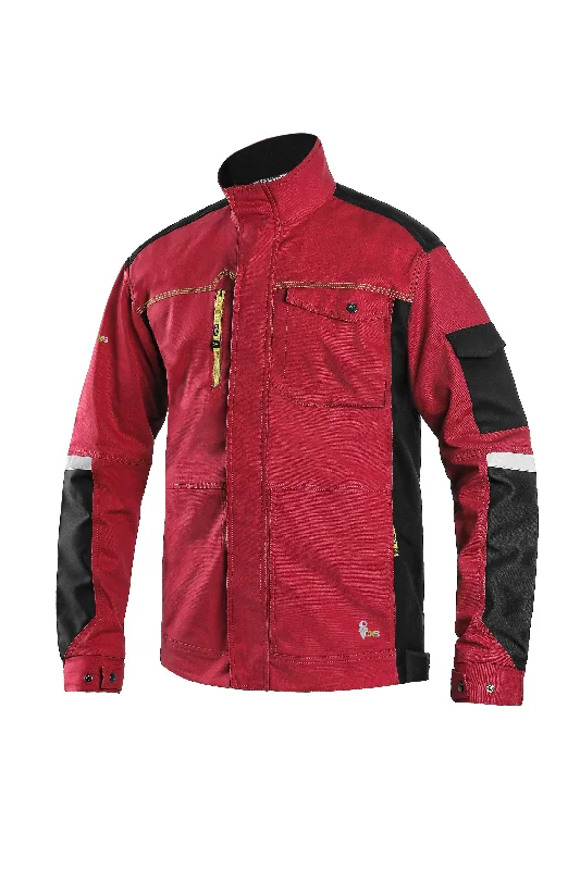 Trendy Pants CXS STRETCH, RED-BLACK, MEN'S WORKING JACKET