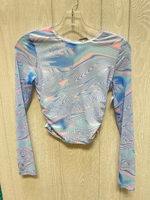 Comfort Tops Top Long Sleeve By PRINCESS POLLY  In Tie Dye Print, Size: Xs