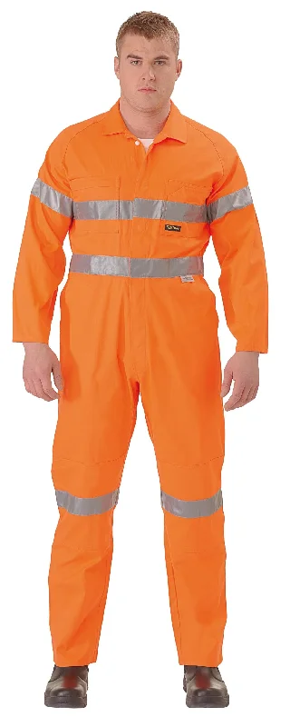 Street Pants Bisley Hi Vis Lightweight Coveralls 3M Reflective Tap - Orange (BC6718TW)