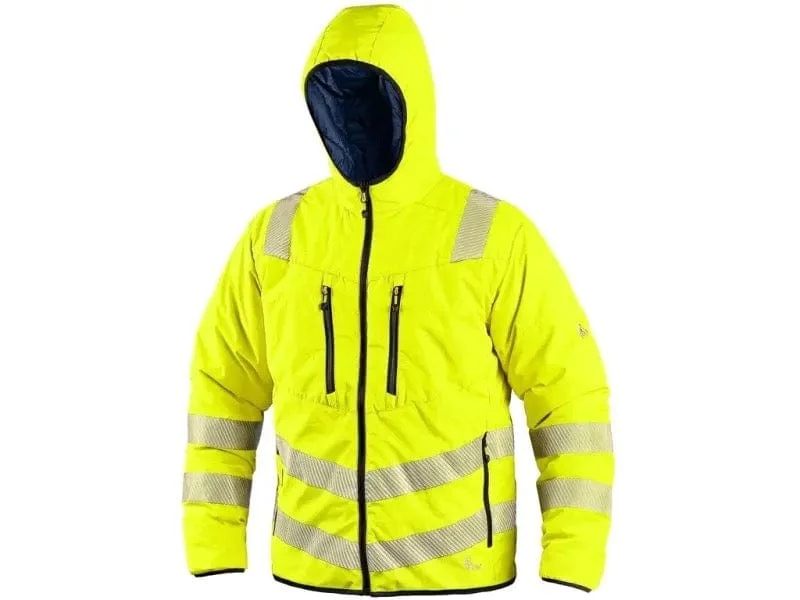 Comfortable Hoodies Jacket CXS CHESTER, high visible, double-side