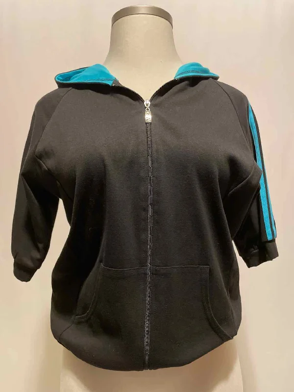 Trendy Sweatshirts g.w. Size 1X Black Hoodie