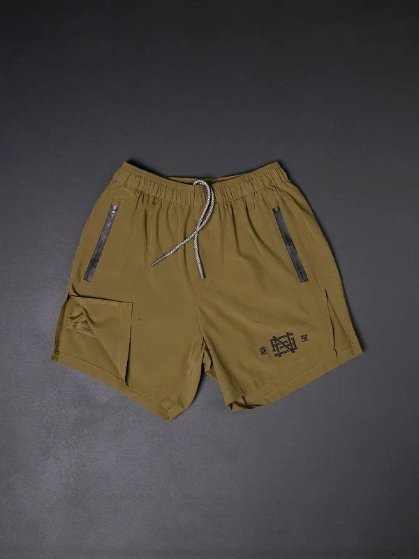 Warm Hoodies MOMENTUM  SHORTS - OLIVE