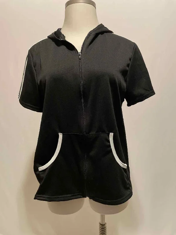 Casual Styles Discreet Size 1X Black Hoodie