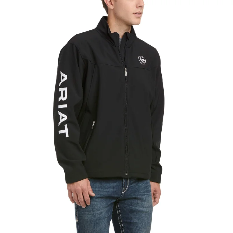 Everyday Footwear Ariat Mens New Team Black Softshell Jacket - 10019279