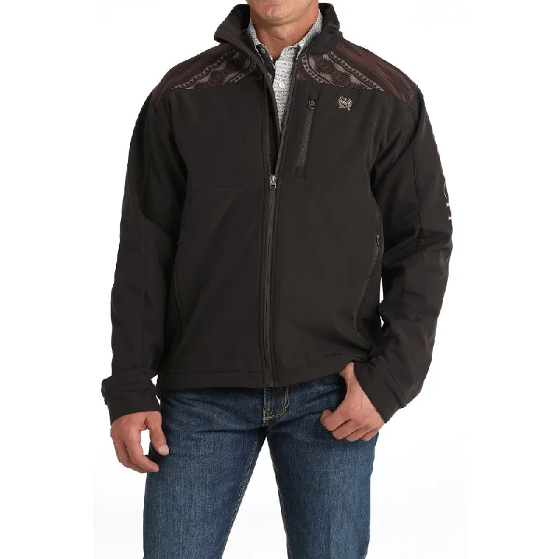 Practical Hoodies Cinch Mens Bonded Brown Jacket - MWJ1583008-BRN