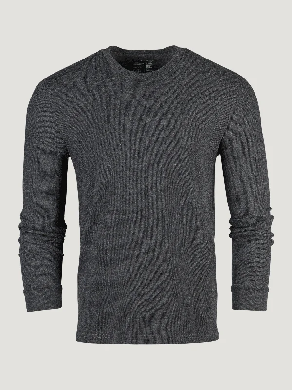 Cool Outerwear Charcoal Thermal Long Sleeve Crew