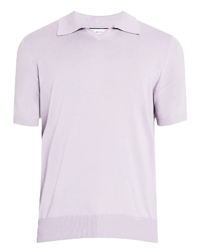 Urban Sweaters Light Lilac Johnny Collar Polo