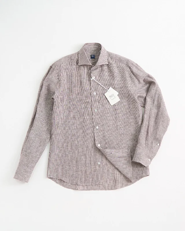 Functional Pants Solid Linen Shirt