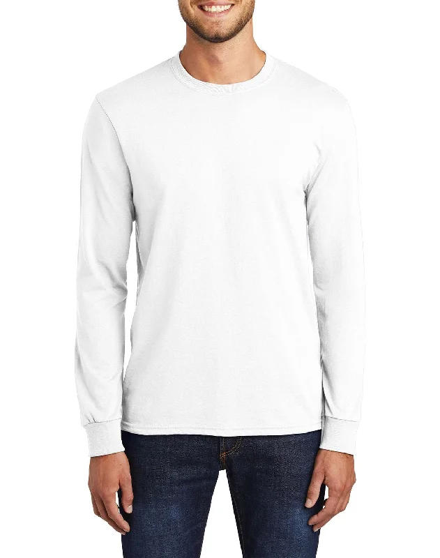 Cozy Hoodies Men's Tall Long Sleeve Core Blend Crew Neck T-Shirt