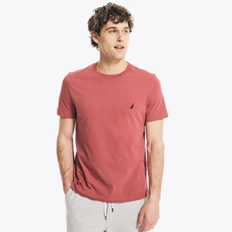 Sporty Sweaters Nautica Mens Solid Crewneck T-Shirt