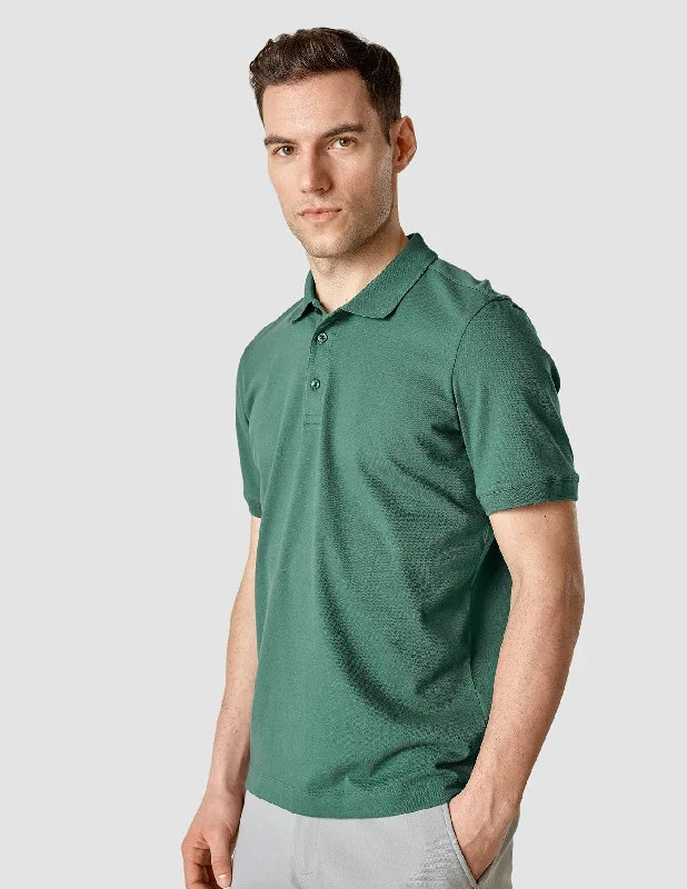 Cozy Pants Piquet Polo Shirt Garden Green