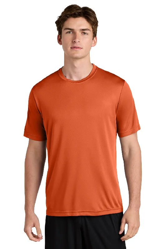 Casual Suits Sport-Tek Mens Competitor Moisture Wicking Short Sleeve Crewneck T-Shirt - Deep Orange