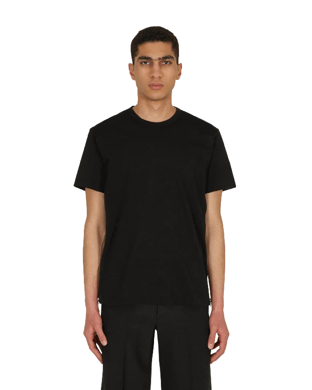 Street Pants Zip T-Shirt Black