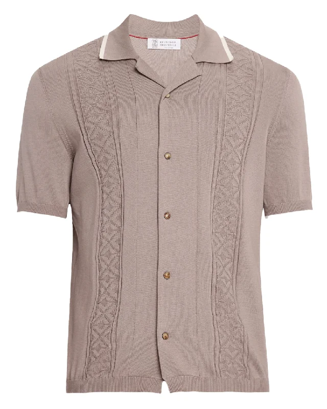 Trendy Shirts Coffee Brown Polo Sweater