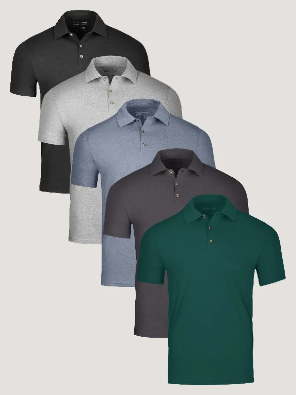 Warm Hoodies Winter Foundation Polo 5-Pack