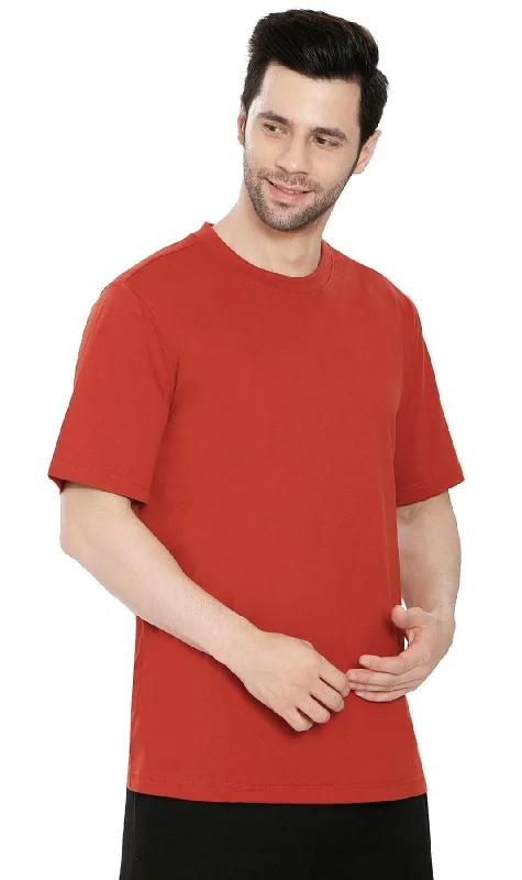 Stylish Casuals Men's Crew Neck Tee Shirt - Essential Short Sleeve Tee For Everyday