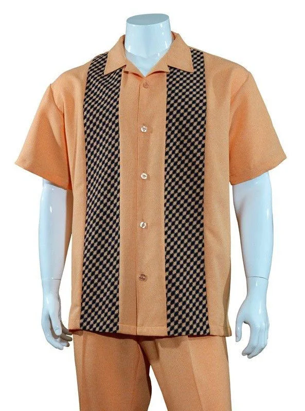 Fashion Shirts Fortino Landi Walking Set 2968-Rust