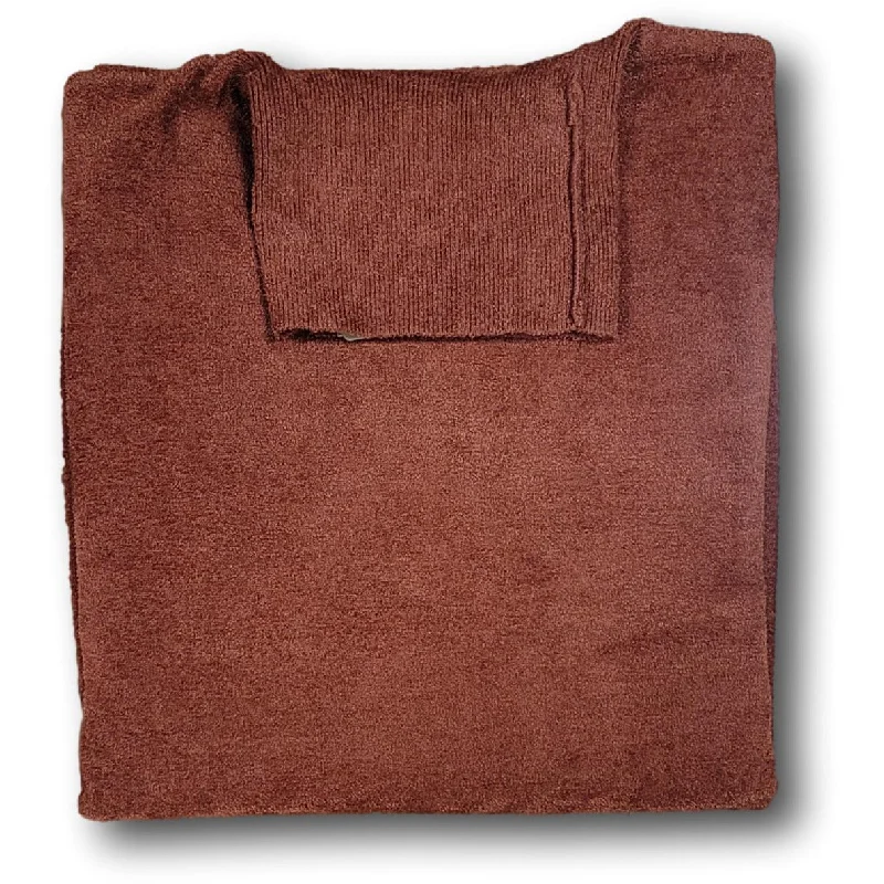 Relaxed Footwear Mocha Chenille Turtleneck Sweater